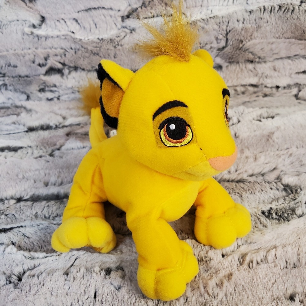 Disney The Lion King Young Simba Bean Filled Plush 5" Stuffed Animal 2005
